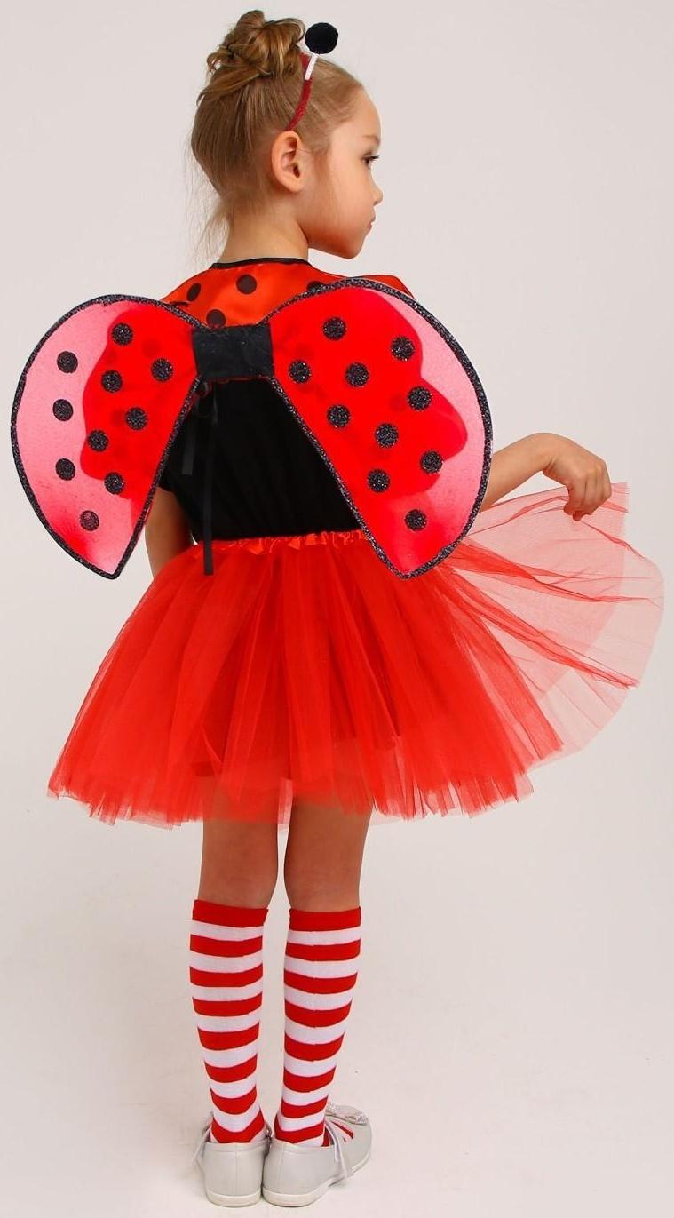 Карнавальный набор «Божья коровка», рост 98-128 см