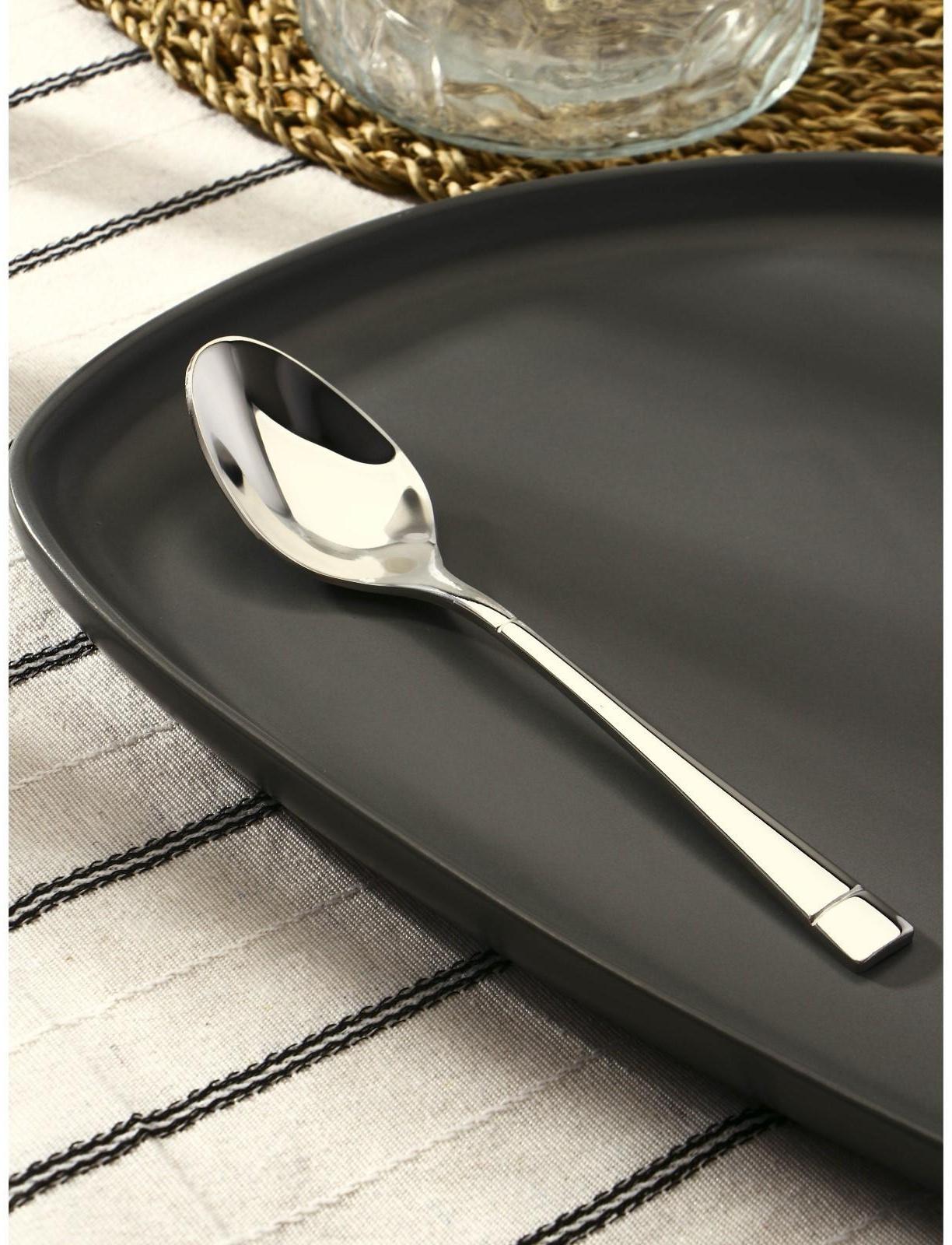 Ложка чайная из нержавеющей стали Magistro «Виконт», h=17 см, цвет серебряный