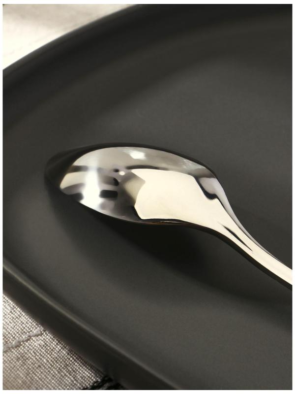 Ложка чайная из нержавеющей стали Magistro «Виконт», h=17 см, цвет серебряный