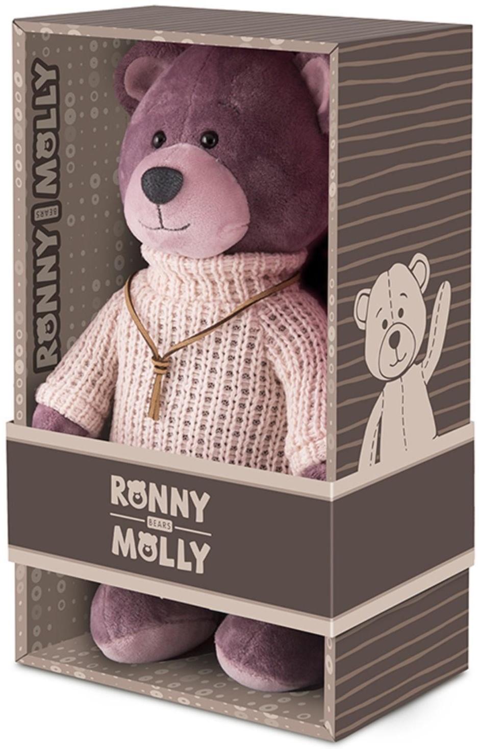 Мягкая игрушка «Мишка Ронни в свитере», 21 см