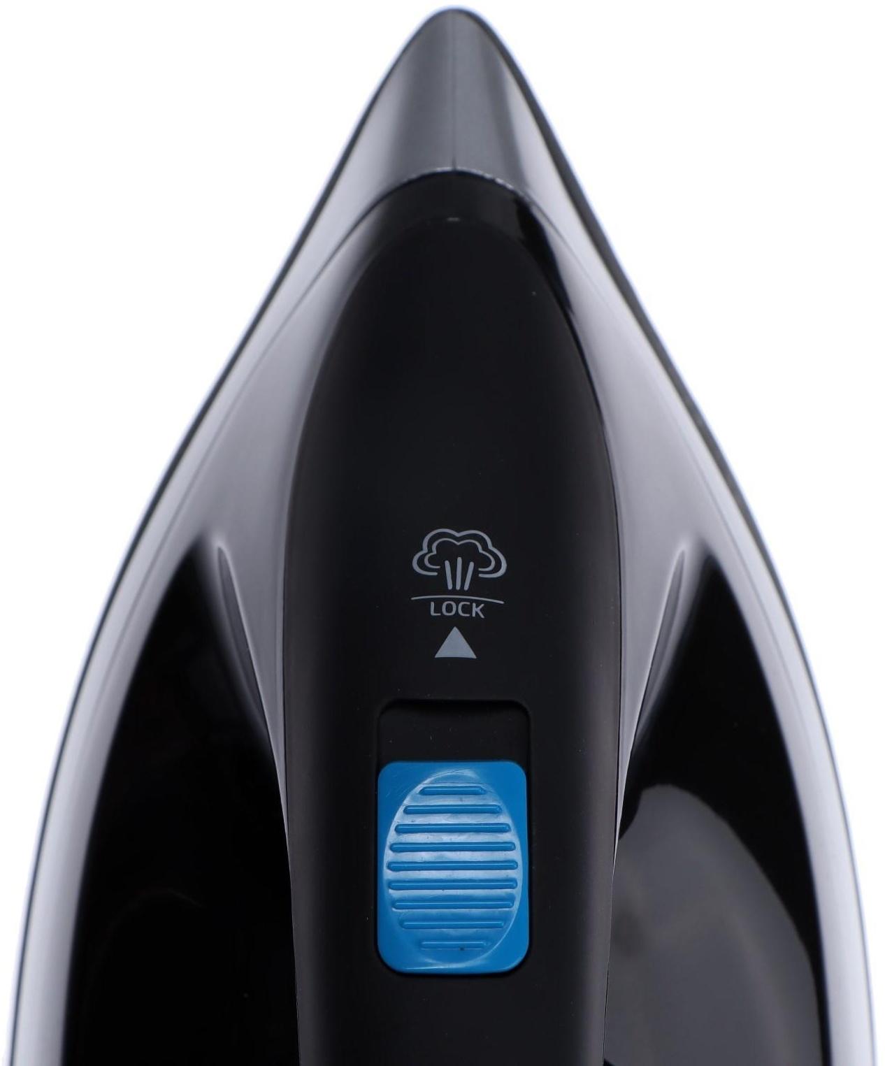 Парогенератор Sakura SA-3064CBL, 2400 Вт, керам. подошва, 2000 мл, 100г/мин, чёрно-синий