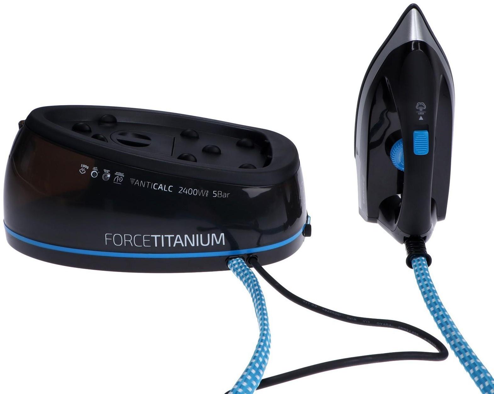 Парогенератор Sakura SA-3064CBL, 2400 Вт, керам. подошва, 2000 мл, 100г/мин, чёрно-синий