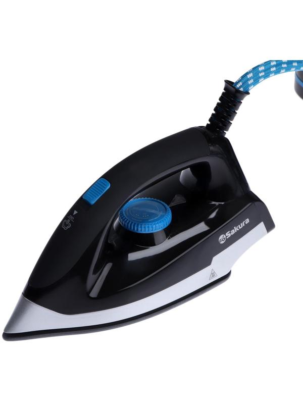 Парогенератор Sakura SA-3064CBL, 2400 Вт, керам. подошва, 2000 мл, 100г/мин, чёрно-синий