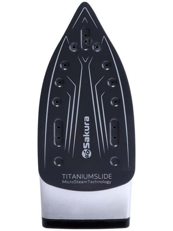 Парогенератор Sakura SA-3064CBL, 2400 Вт, керам. подошва, 2000 мл, 100г/мин, чёрно-синий