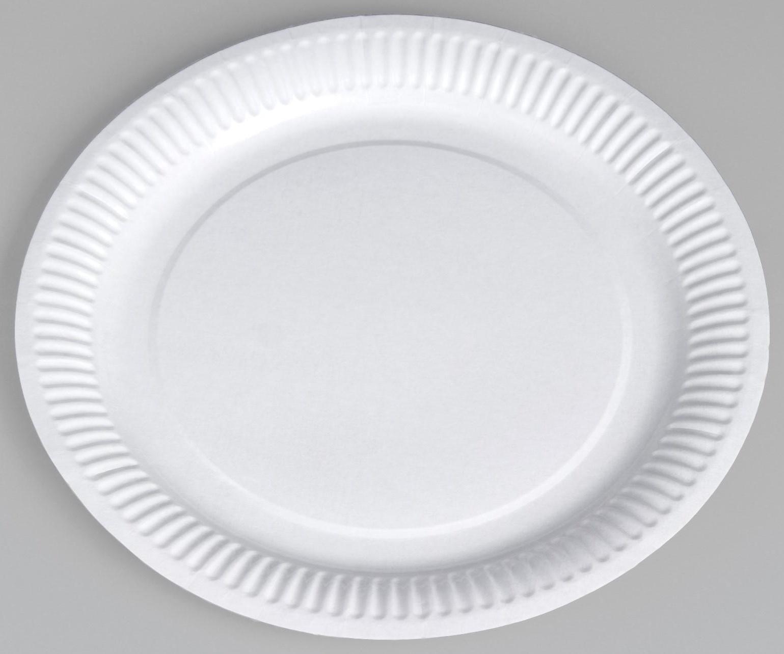 Тарелка одноразовая 