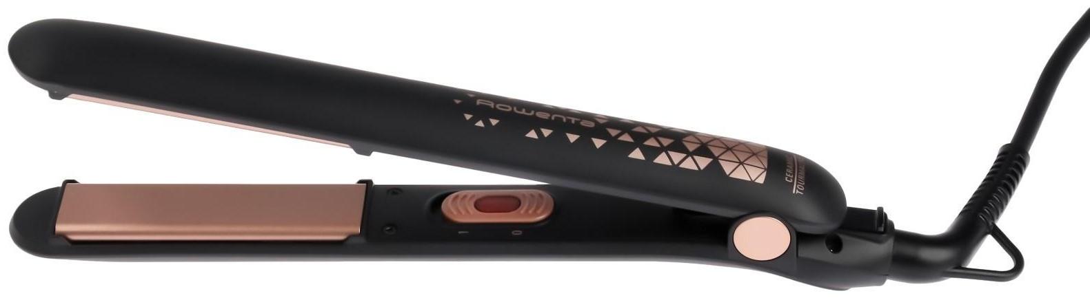 Выпрямитель Rowenta SF1629F0, керамическое покрытие, 25х90 мм, до 200 °C, чёрный