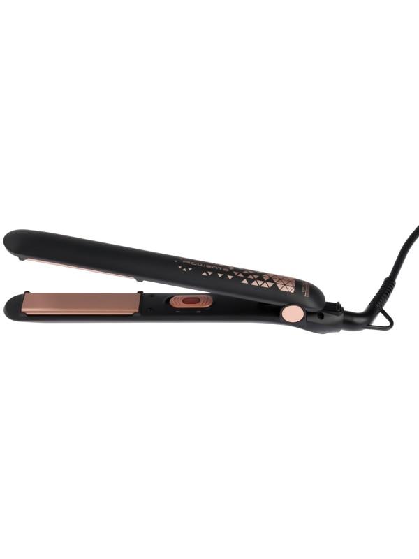 Выпрямитель Rowenta SF1629F0, керамическое покрытие, 25х90 мм, до 200 °C, чёрный