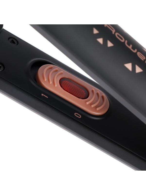 Выпрямитель Rowenta SF1629F0, керамическое покрытие, 25х90 мм, до 200 °C, чёрный