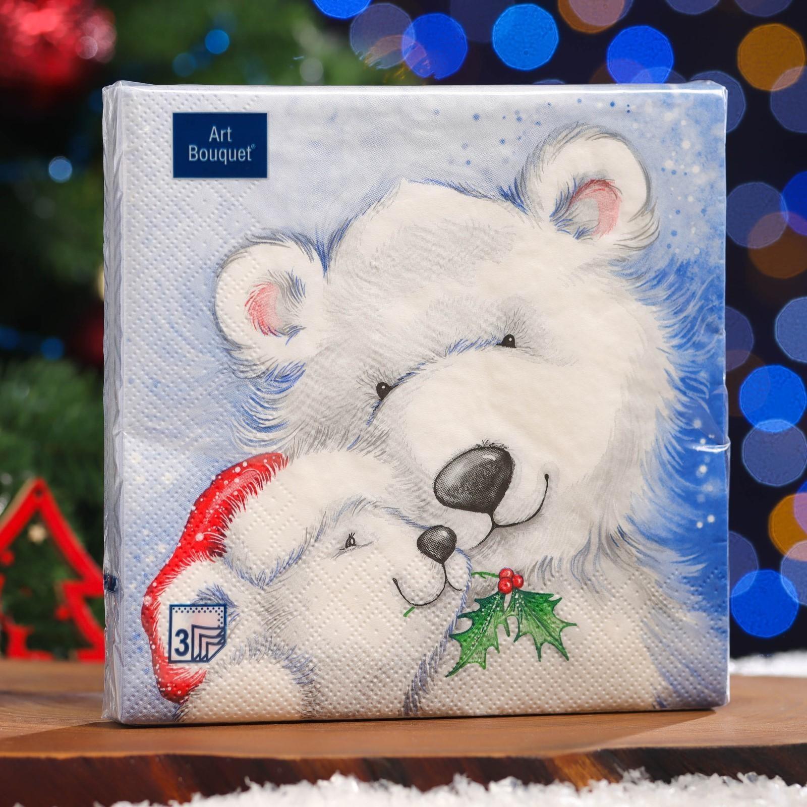 Салфетки бумажные Art Bouquet 