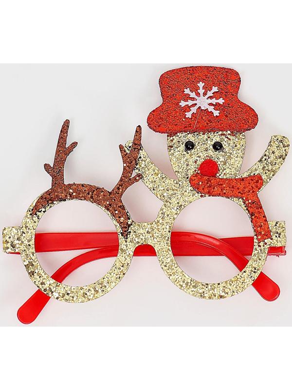 Карнавальные очки «Снеговик»