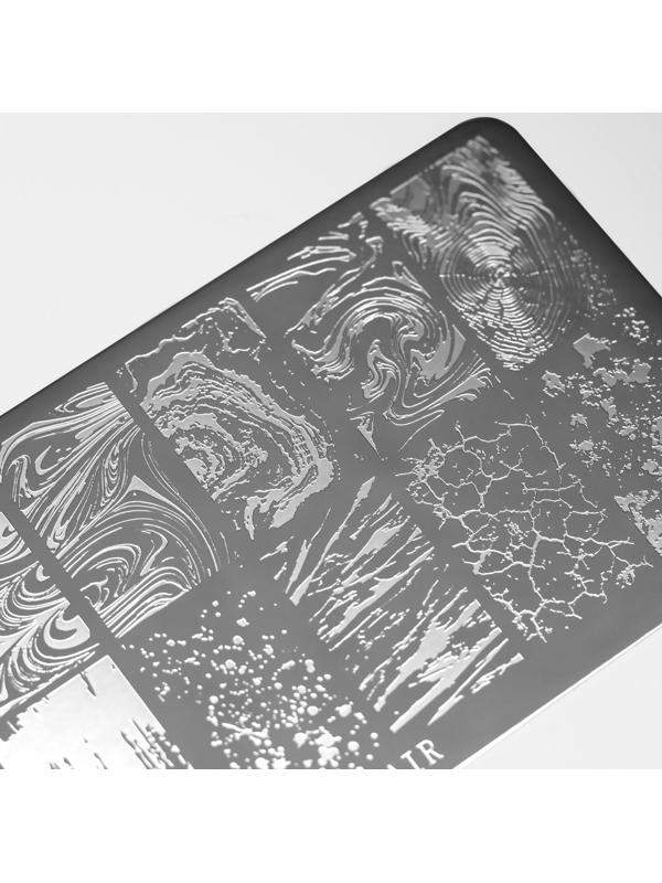 Диск для стемпинга металлический «Узор», 12 × 6 см