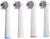 Насадки Luazon LP-004, для электрической зубной щётки Oral B, 4 шт, в наборе