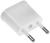 Переходник с американской вилки на евророзетку, плоский, 6 А, белый, 220 В