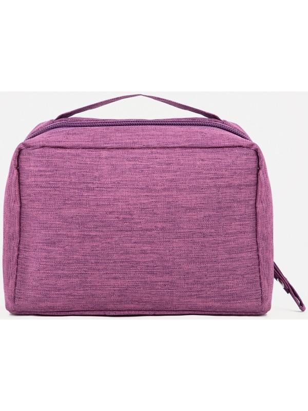 Косметичка на молнии, цвет фиолетовый