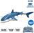 Акула радиоуправляемая «Белая», плавает, брызгает водой, работает от аккумулятора, цвет синий