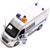 Машина металлическая «Citroen Jumper полиция», 14 см, двери, багажник, инерция, цвет серебро