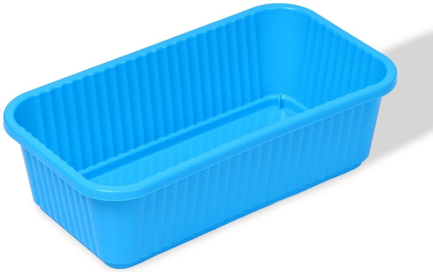 Ящик для рассады, 28.5 × 15.5 × 8.5 см, 2,5 л, голубой, Greengo