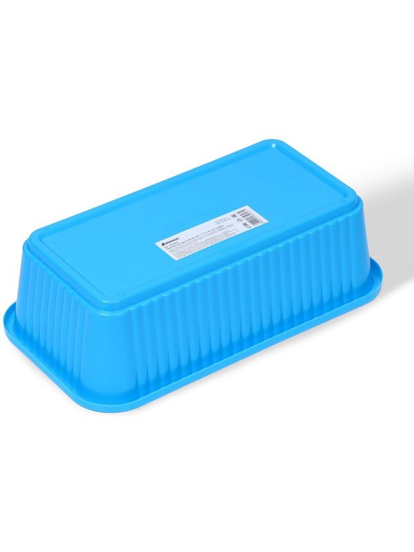 Ящик для рассады, 28.5 × 15.5 × 8.5 см, 2,5 л, голубой, Greengo