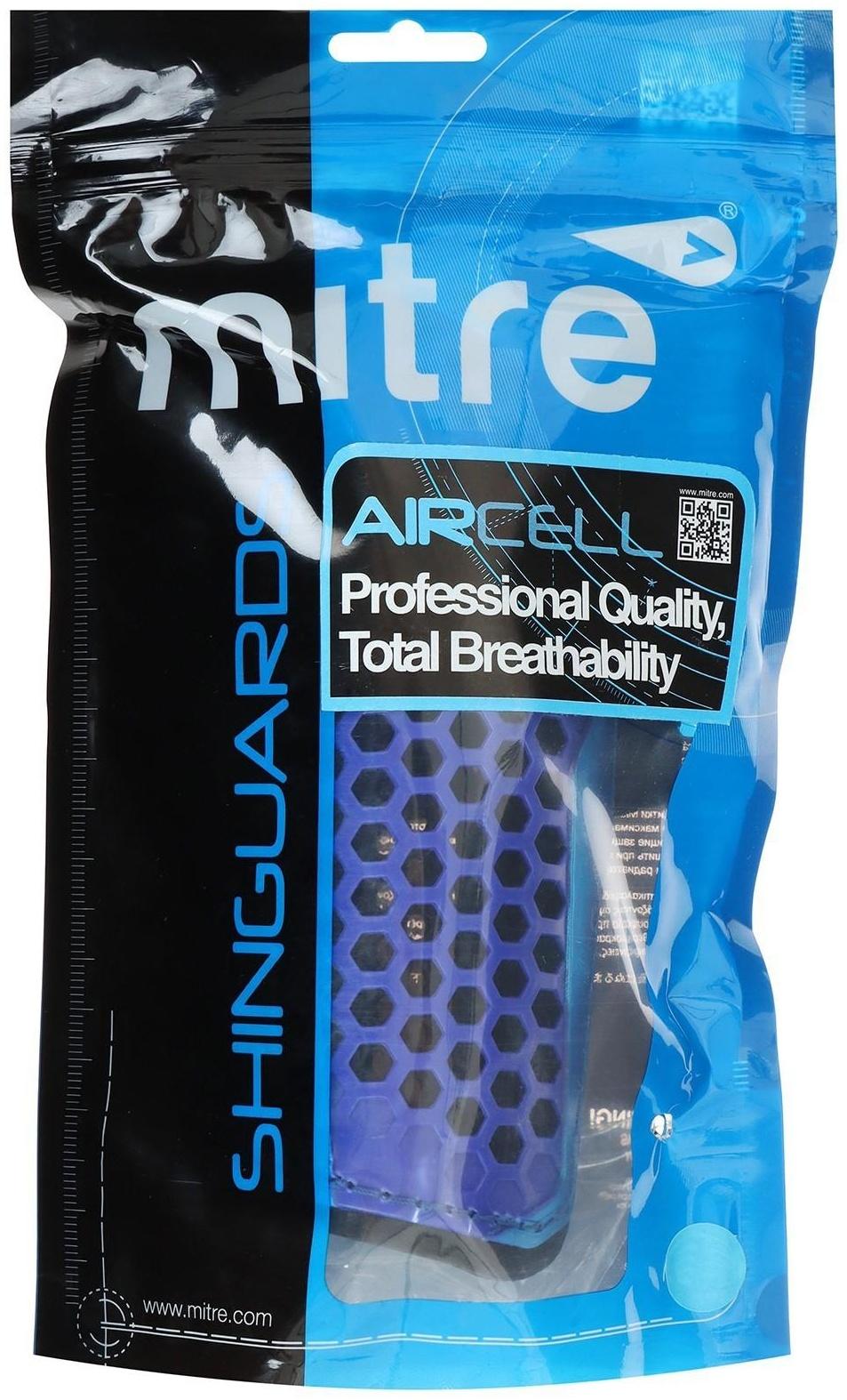 Щитки футбольные Mitre Aircell Carbon Slip, р. S