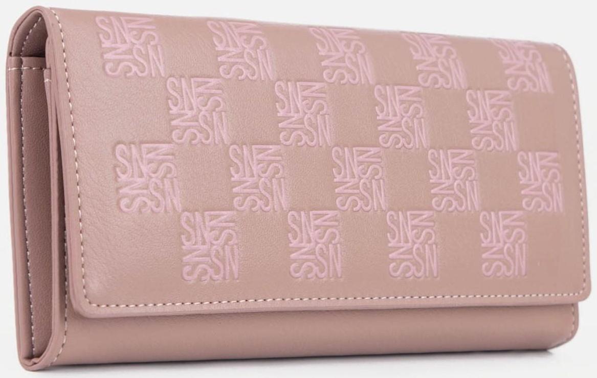 Кошелёк на магнитах, цвет розовый