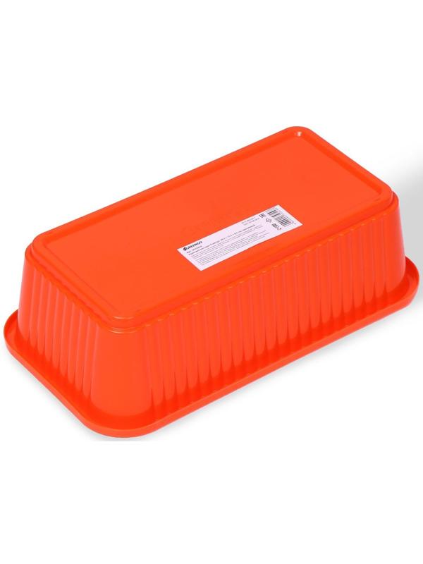 Ящик для рассады, 28.5 × 15.5 × 8.5 см, 2,5 л, оранжевый, Greengo