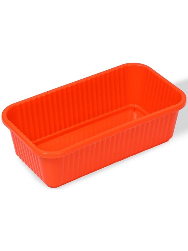 Ящик для рассады, 28.5 × 15.5 × 8.5 см, 2,5 л, оранжевый, Greengo