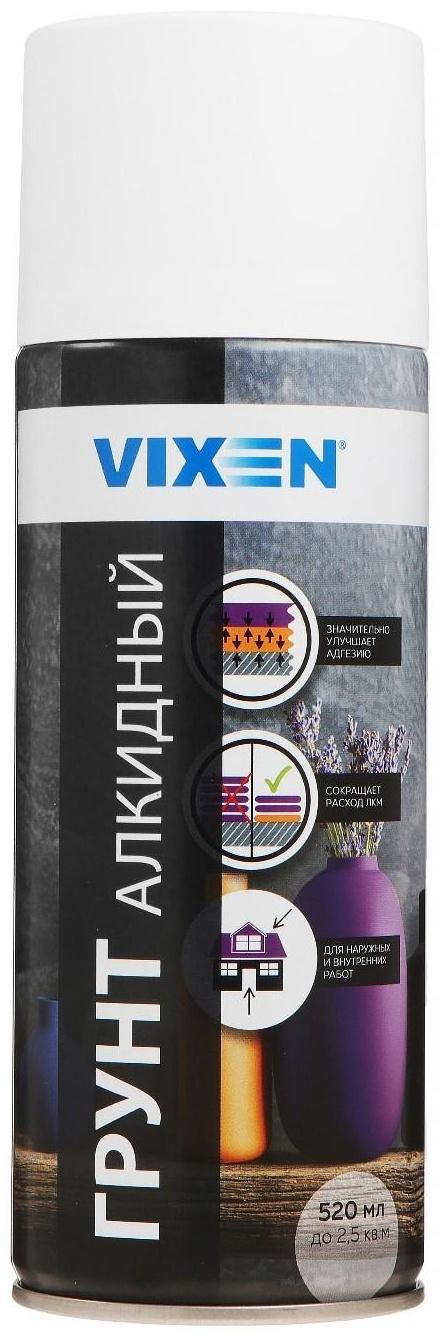 Грунт универсальный VIXEN, белый, аэрозоль 520 мл VX-21000