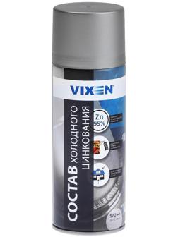 Состав холодного цинкования VIXEN, аэрозоль, 520 мл VX-23000