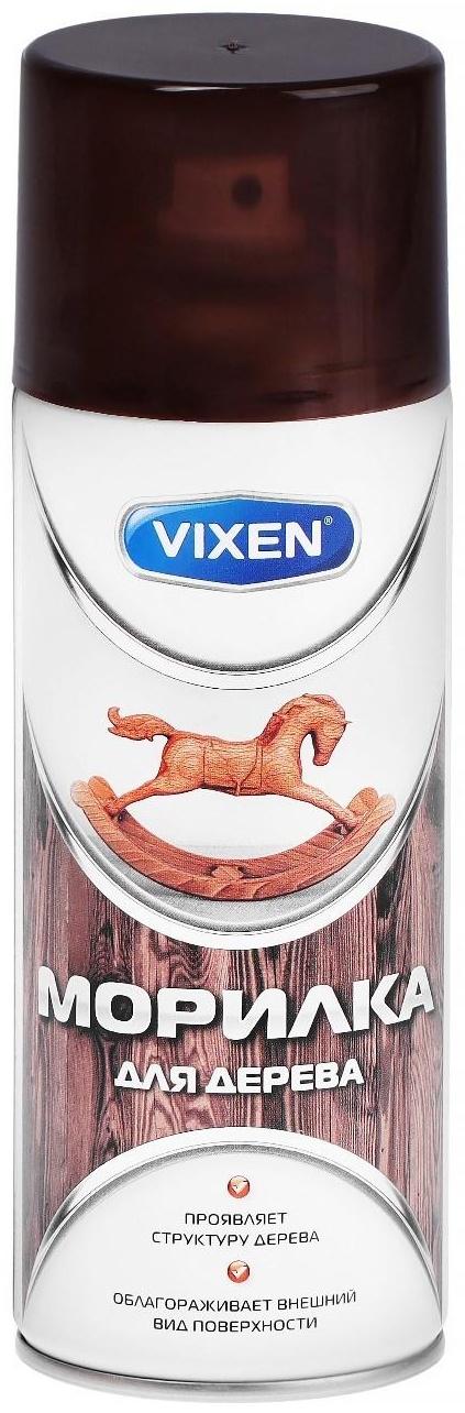 Морилка для дерева VIXEN, черный, аэрозоль, 520 мл VX-91000