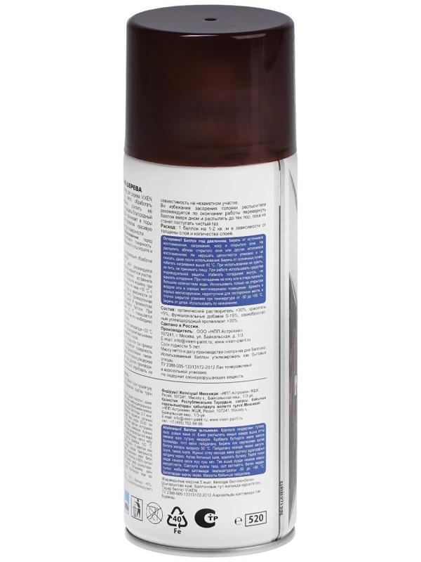 Морилка для дерева VIXEN, черный, аэрозоль, 520 мл VX-91000