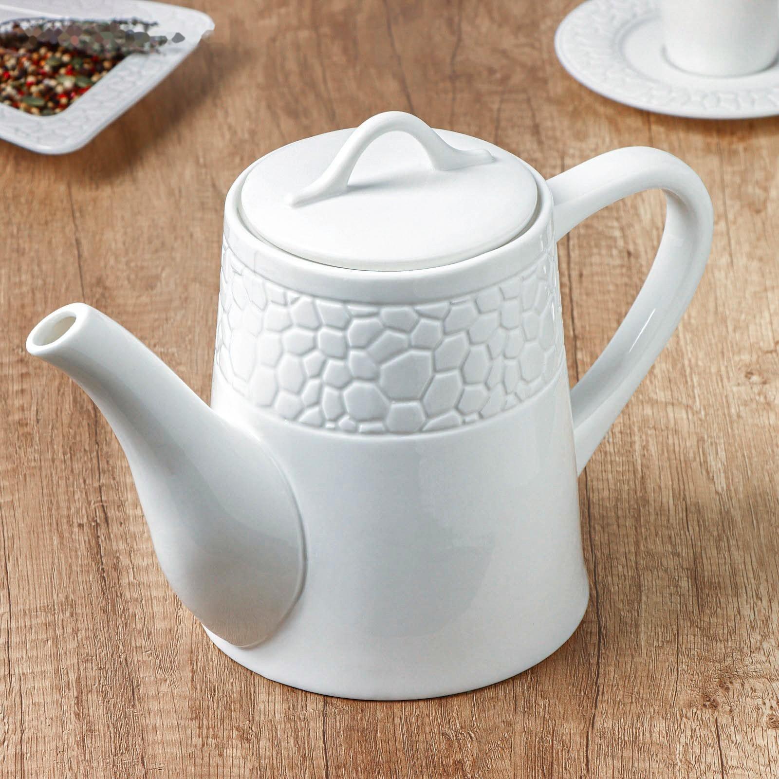 Чайник фарфоровый заварочный Magistro Rodos, 1,4 л, 27×14×19 см