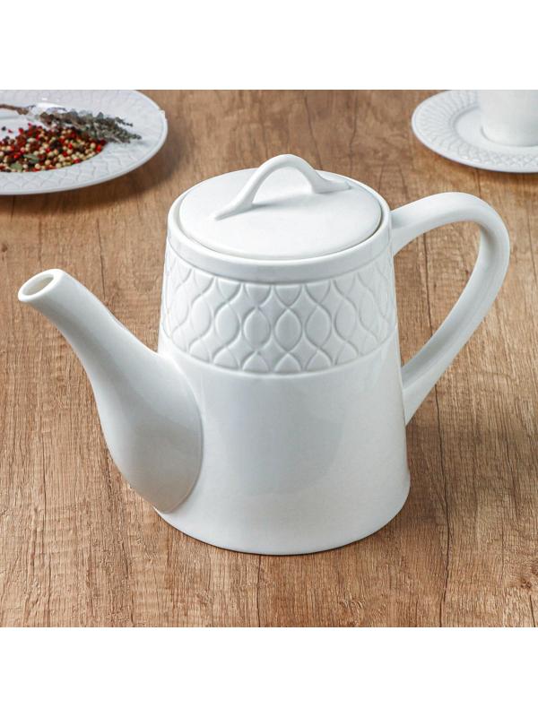 Чайник фарфоровый заварочный Magistro Argos, 1,4 л, 26,3×14×18,8 см