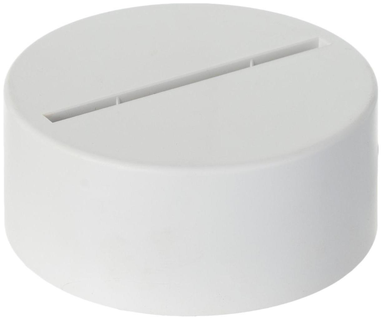 Основание светильника LED 3 режима 3000-6000К USB белый 9,5х9,5х4 см