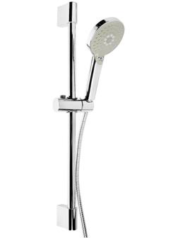 Набор для душа ZEIN H03, стойка с держателем, шланг 150 см, лейка 3 режима, хром