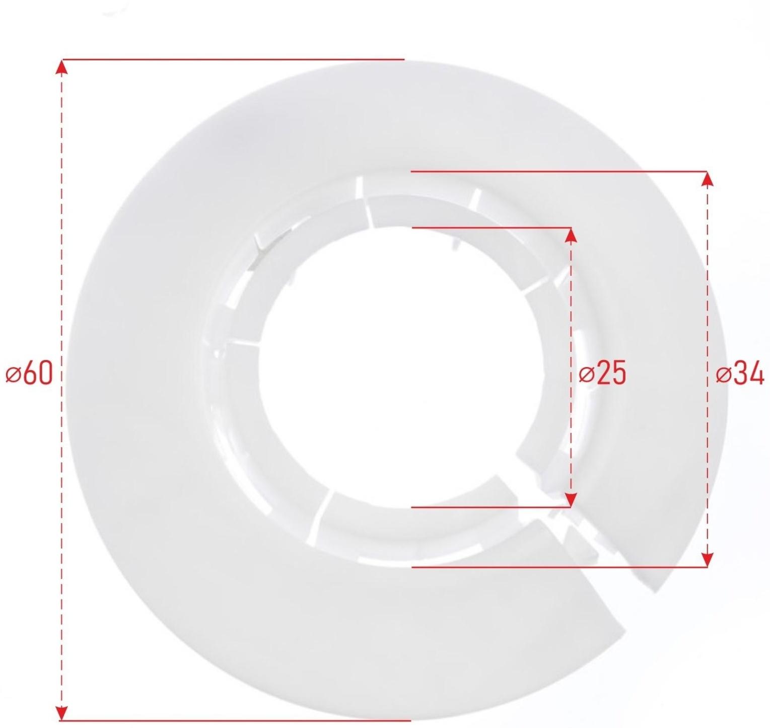 Обвод универсальный для труб Ф25-34мм 