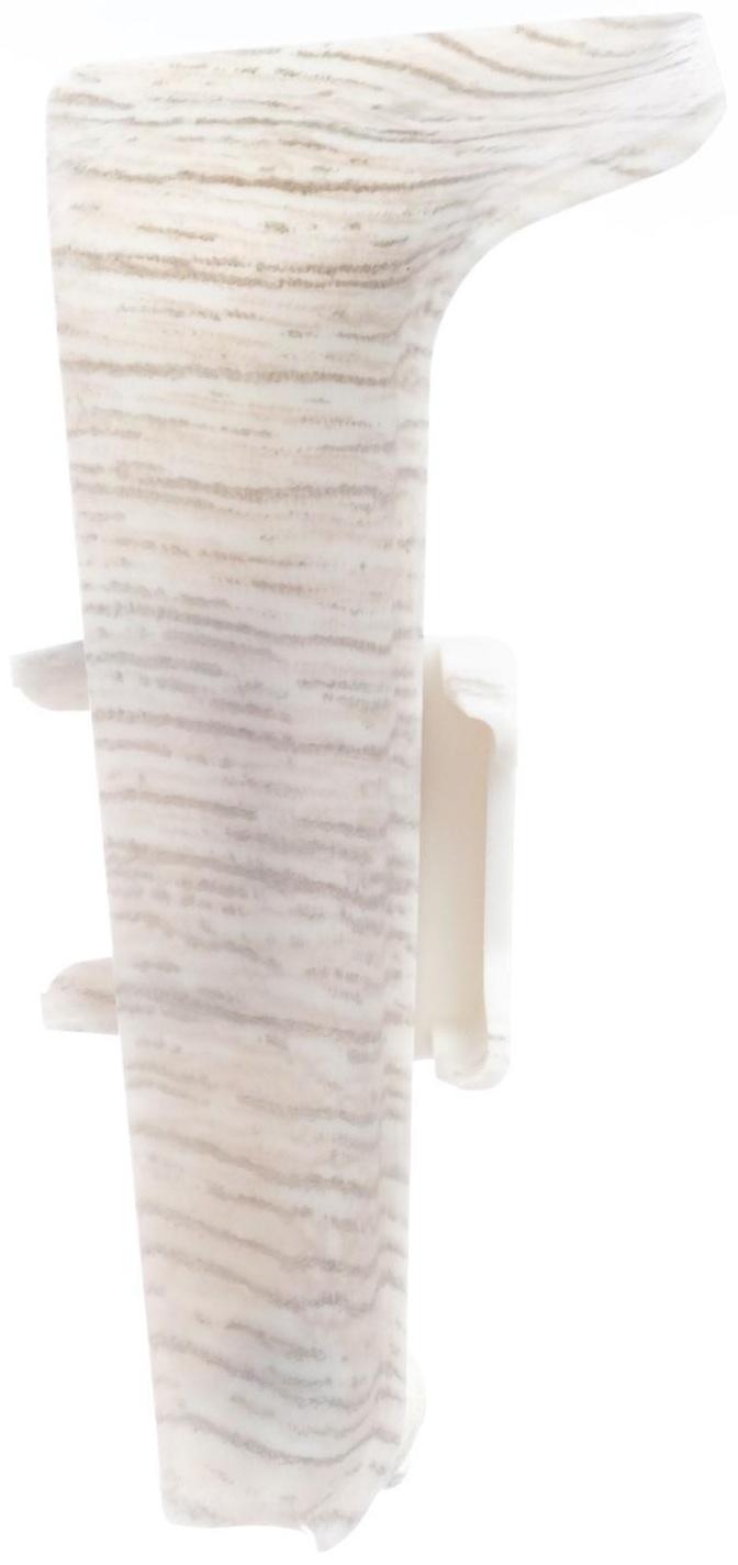 Угол внутренний для плинтуса 55мм 