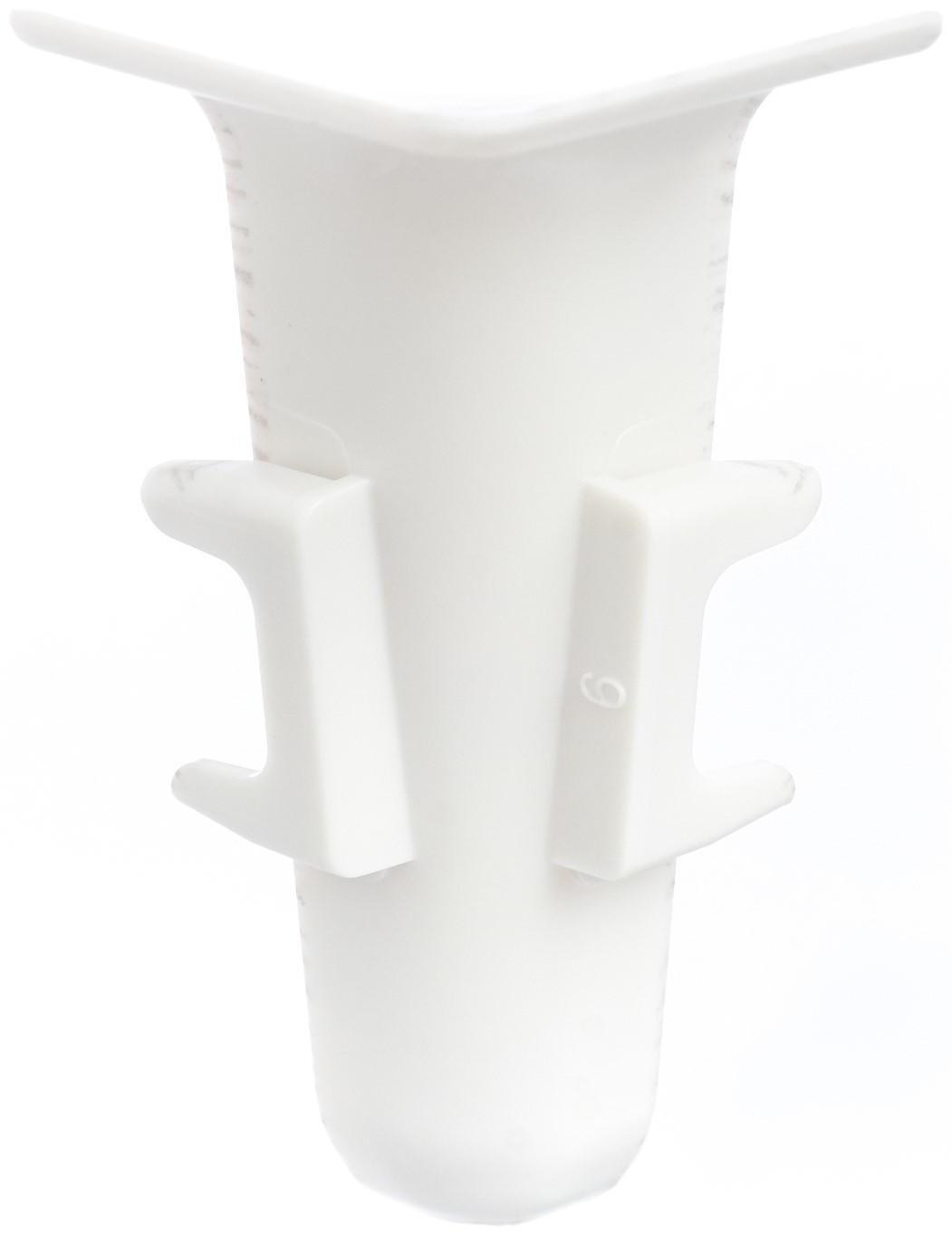 Угол внутренний для плинтуса 55мм 