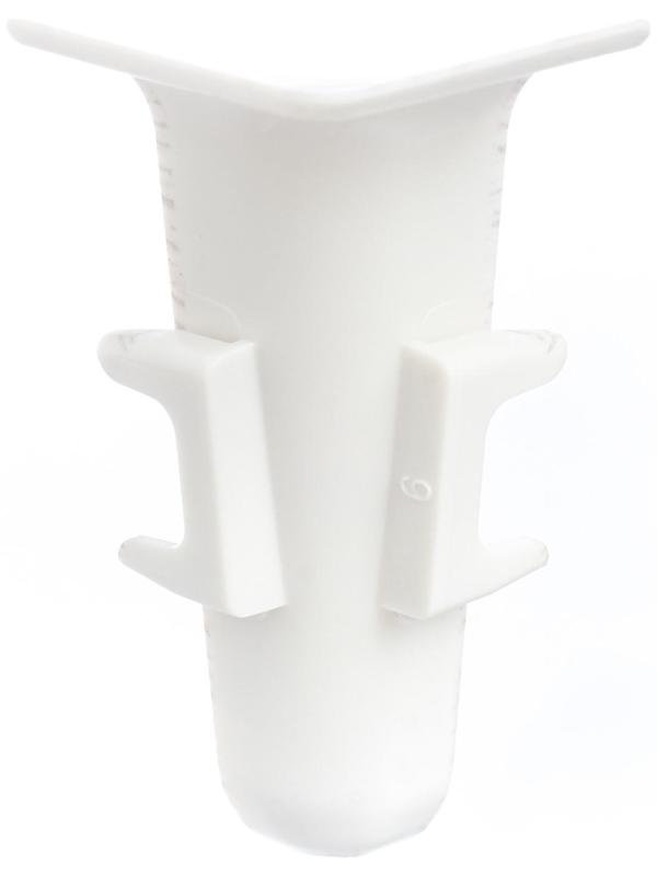 Угол внутренний для плинтуса 55мм 