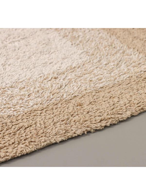 Коврик для ванной Доляна «Акварель», 50×80 см, 1250 г/м2, цвет бежевый