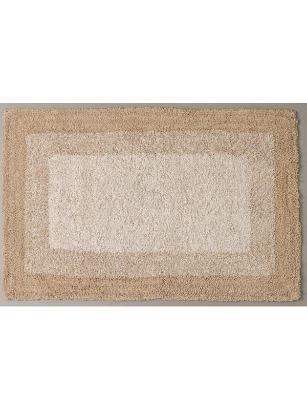 Коврик для ванной Доляна «Акварель», 50×80 см, 1250 г/м2, цвет бежевый