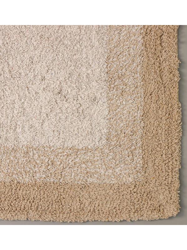 Коврик для ванной Доляна «Акварель», 50×80 см, 1250 г/м2, цвет бежевый