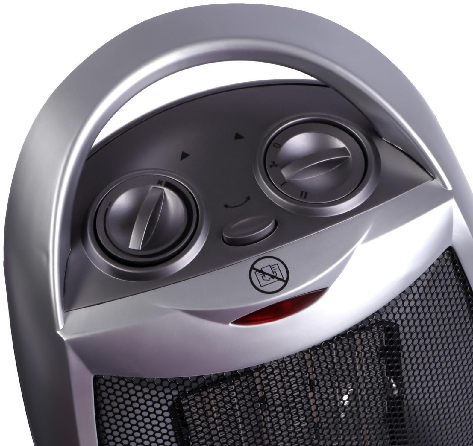 Тепловентилятор Centek CT-6021, керамический, 750/1500 Вт, обогрев/вентиляция, 15 м²