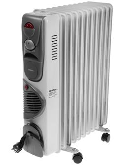 Обогреватель Centek CT-6204-11, масляный, 2900Вт, 11 секций, 25м², ТУРБО-вентилятор, 3режима