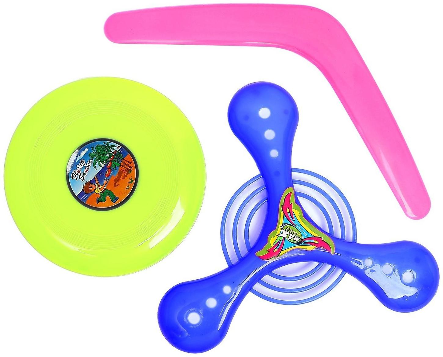 Бумеранг, набор 3 штуки, цвета МИКС