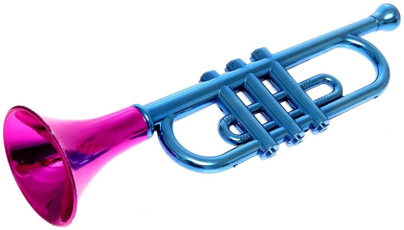 Игрушка музыкальная «Труба», цвета МИКС