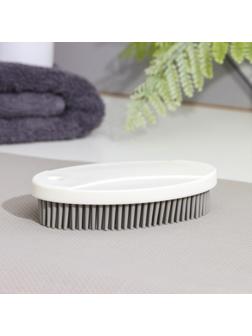 Щётка универсальная Raccoon, 12×6,5×2,5 см, TPR ворс, 1,6 см