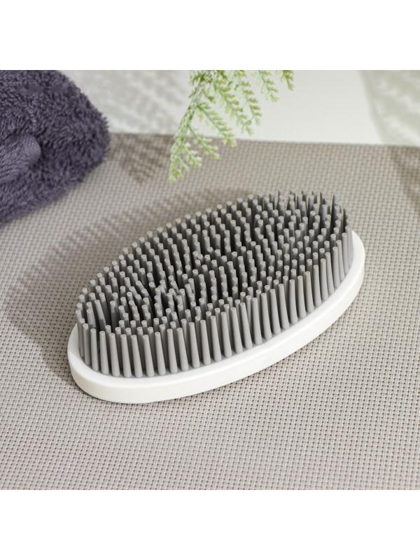 Щётка универсальная Raccoon, 12×6,5×2,5 см, TPR ворс, 1,6 см