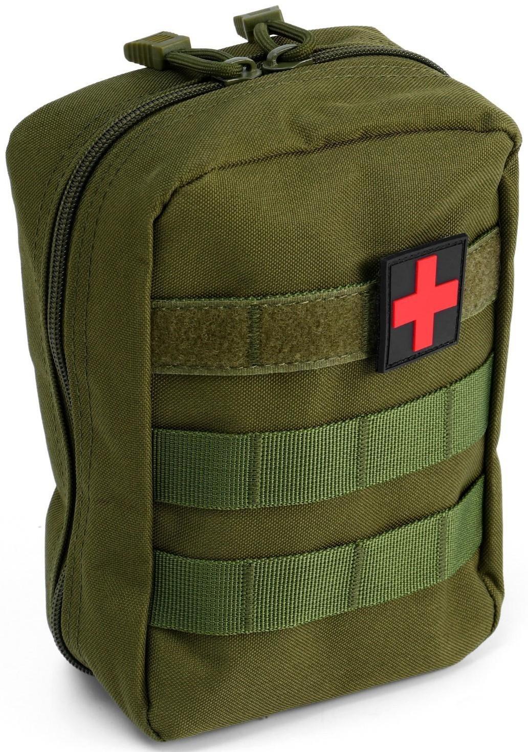 Подсумок медицинский, тактический, 20х13 см, зеленый