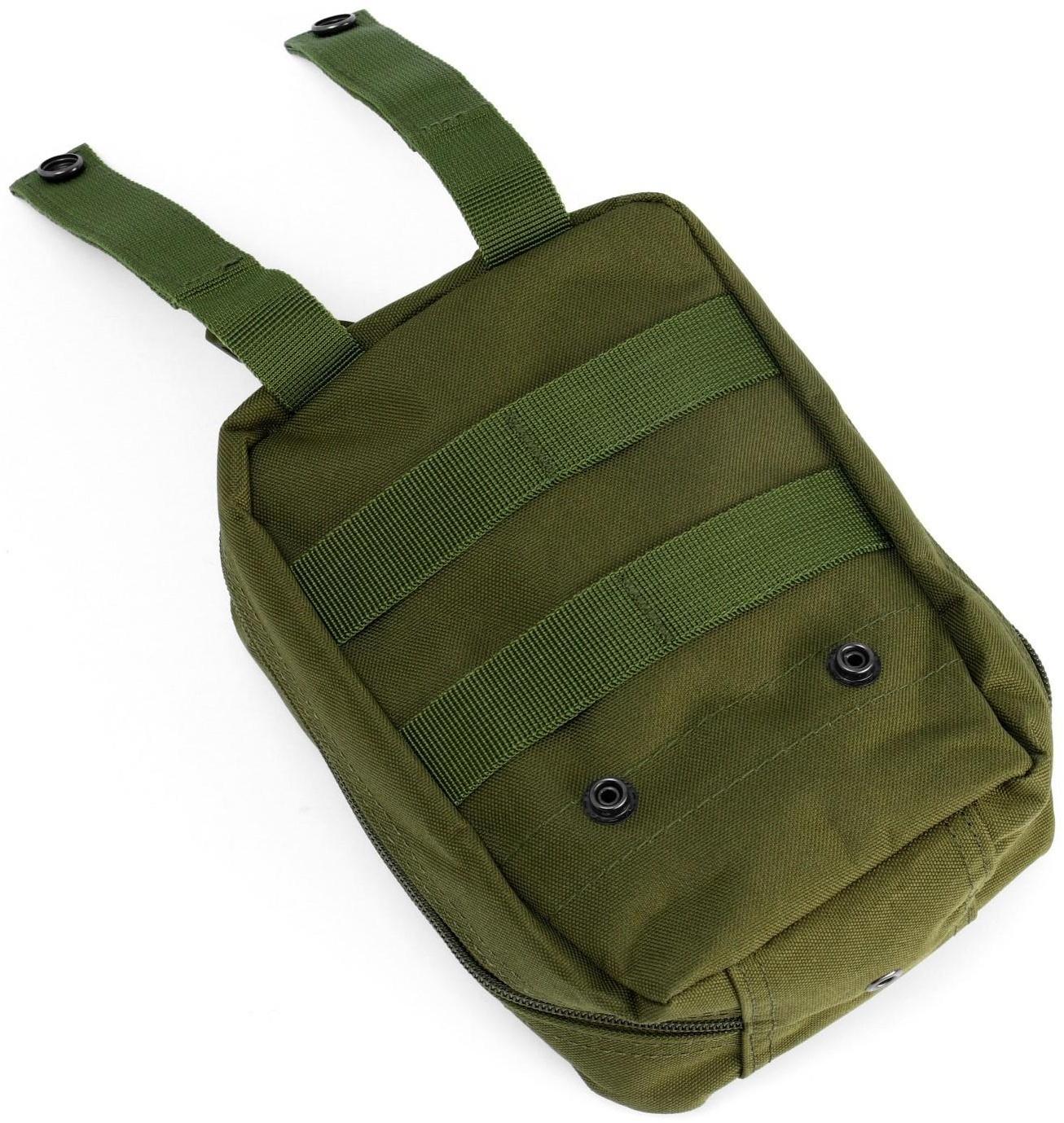 Подсумок медицинский, тактический, 20х13 см, зеленый