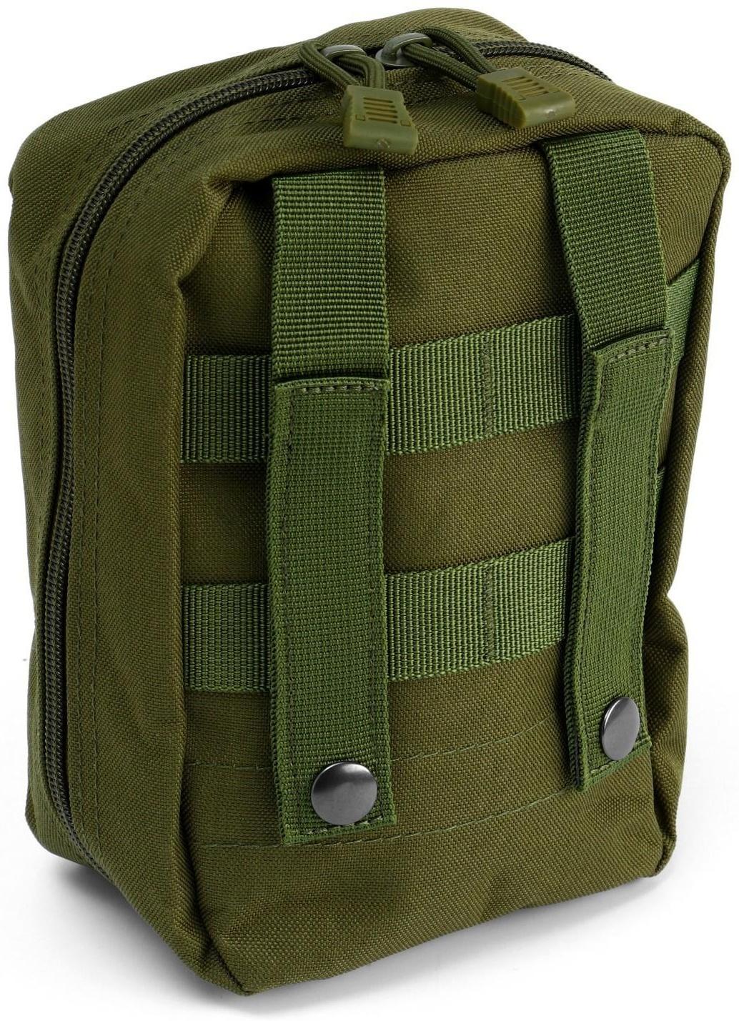 Подсумок медицинский, тактический, 20х13 см, зеленый